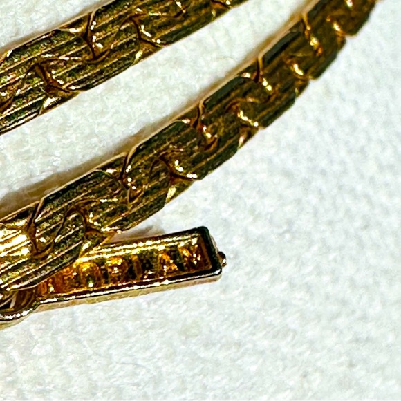 D’orlan - Vintage gold plated Y 6-strand necklace - Picture 6 of 14